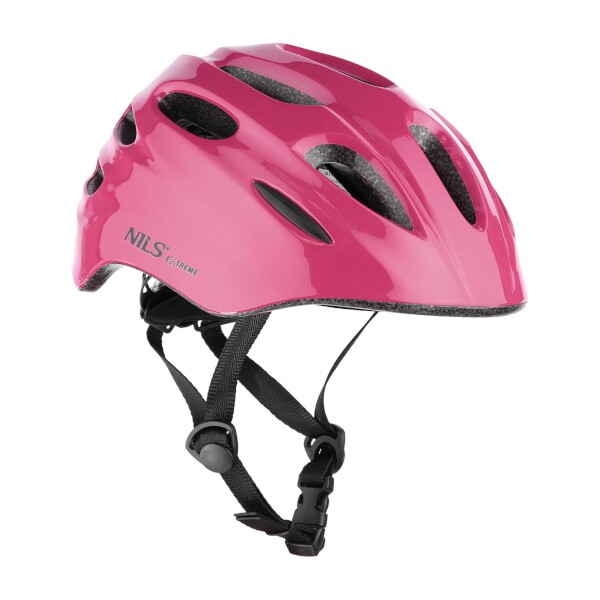 Helma s blikačkou NILS Extreme MTW01 růžová - Velikost: XXS(44-48cm)