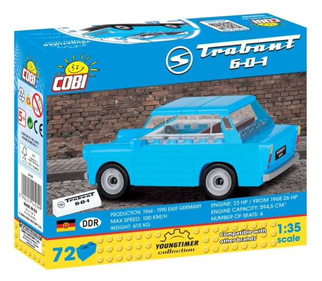 COBI 24539 Trabant 601, 1:35, 72 k