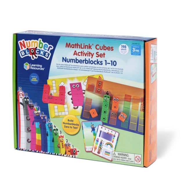 Learning Resources Matematické kostky 1-10, sada aktivit