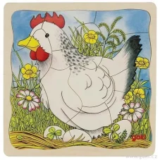 Slepička - vývojové vrstvené puzzle
