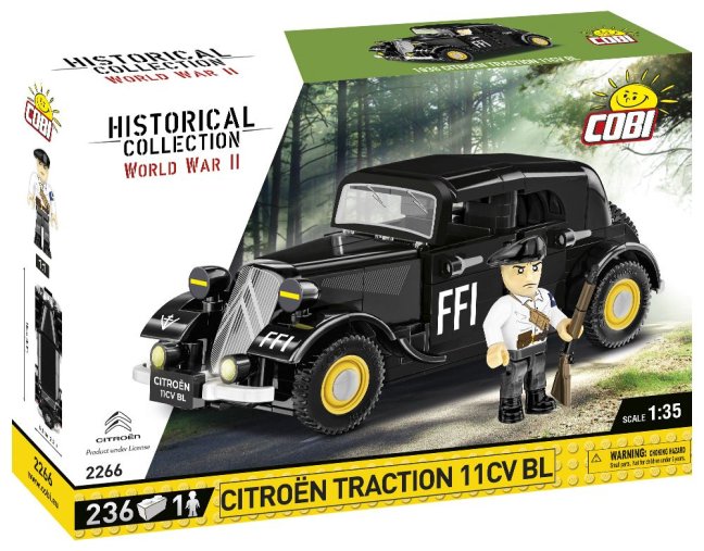 COBI 2266 1938 Citroën Traction 11CV, 1:35, 236 k, 1 f