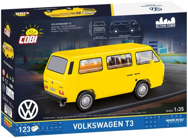 COBI 24634 Volkswagen T3, 1:35, 123 k