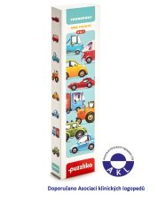 Puzzlika 15245 Dopravní prostředky - puzzle 8 dopravních prostředků - 16 dílků