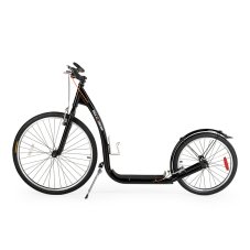 Koloběžka NILS Extreme WHS261 černá s pumpovanými koly 26/20"