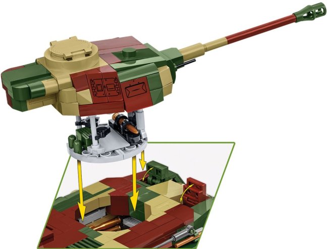 COBI 2592 II WW PzKpfw IV Ausf. G, 1:28, 1107 k, 1 f