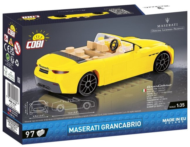 COBI 24504 Maserati GranCabrio, 1:35, 97 k