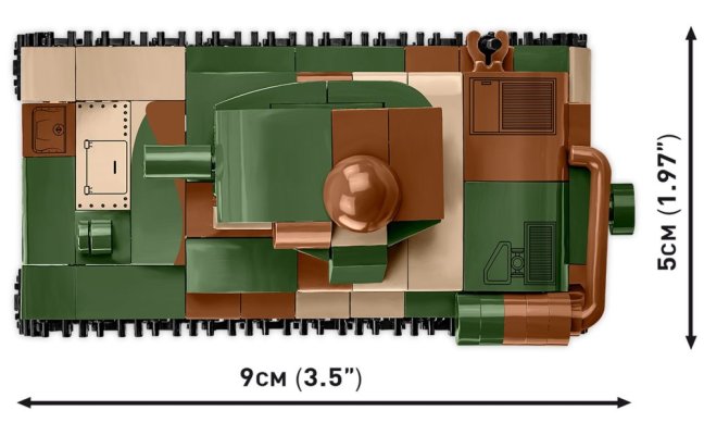 COBI 2719 II WW Renault R-35, PL/FR 2 v 1, 1:48, 258 k