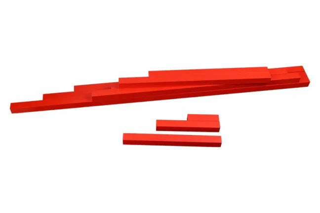 Moyo Montessori Červené tyče