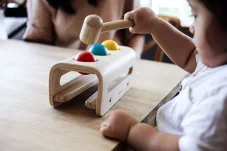 PlanToys Zatloukačka - kuličky