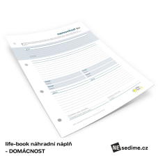 life-book náhradní náplň - DOMÁCNOST (20 listů)