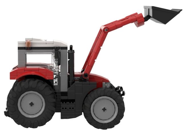 BRIXIES Plus 222.775 Massey Ferguson 5S – traktor s čelním nakladačem, 269 k