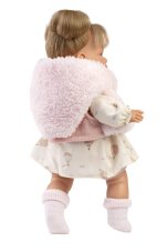 Llorens 38362 JOELLE - realistická panenka se zvuky a měkkým látkovým tělem - 38 cm