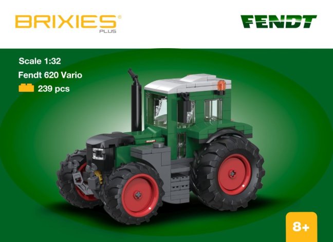 BRIXIES Plus 222.712 Fendt 620 Vario - traktor, 1:32, 239 k