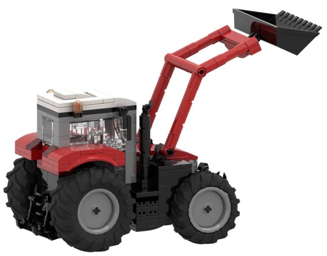 BRIXIES Plus 222.775 Massey Ferguson 5S – traktor s čelním nakladačem, 269 k