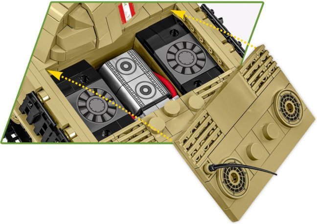 COBI 2655 II WW Panzer V Panther Ausf. G "Pudel", 1:28, 1133 k, 2 f