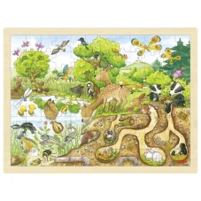 Příroda – dřevěné puzzle 96 dílů
