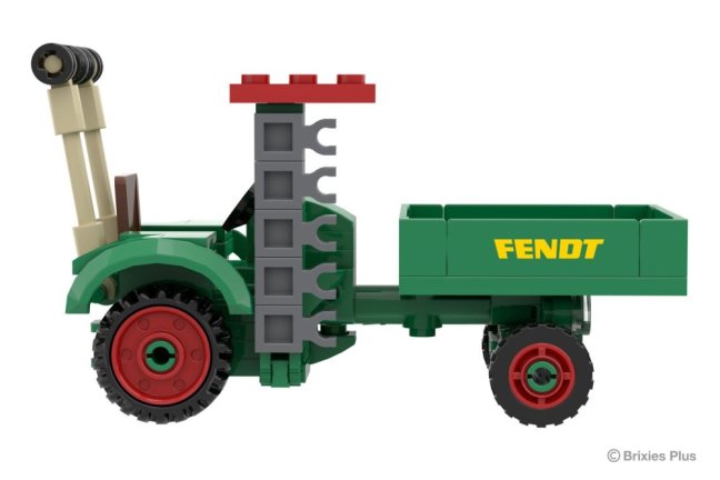 BRIXIES Plus 222.705 Fendt GT Classic Club Collection - historický traktor s příslušenstvím, 1:32, 169 k