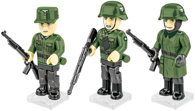 COBI 2060 3 figurky s doplňky Německá armáda, 33 k