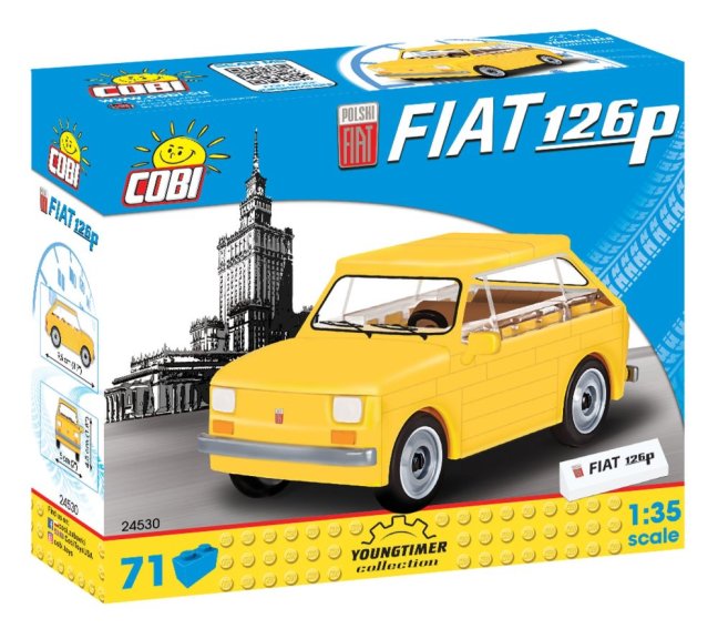 COBI 24530 Fiat 126p "Maluch", 1:35, 71 k