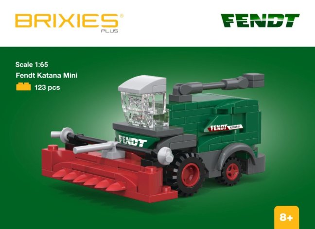 BRIXIES Plus 222.708 Fendt Katana 65 Mini - sklízecí řezačka, 1:65, 123 k