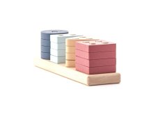 CUBIKA Pastel 15863 Třídíme tvary V - dřevěná skládačka 17 dílů