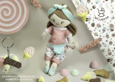 DeCuevas 20148 Plyšová panenka SWEET - 36 cm