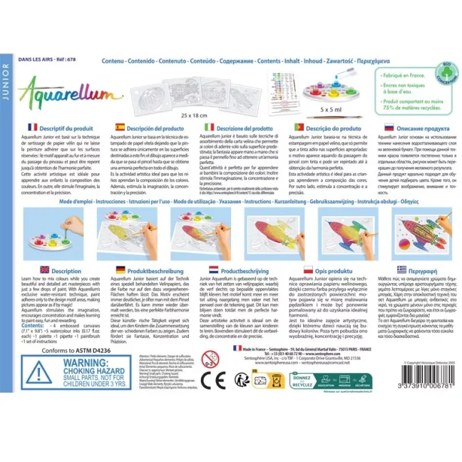 Sentosphere Akvarely junior - Ve vzduchu