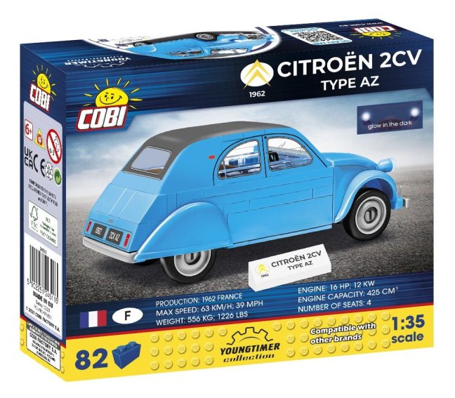 COBI 24511 Citroen 2CV typ AZ  (1962), 1:35, 82 k
