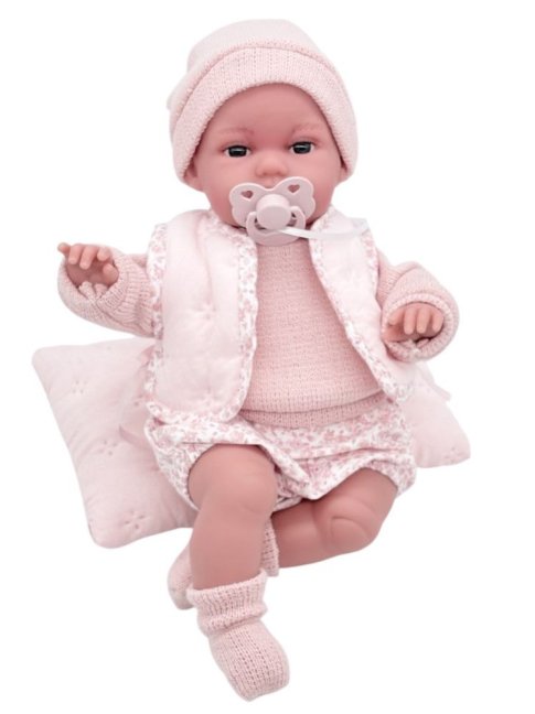 Antonio Juan 70364 TONETA - realistická panenka miminko se speciální pohybovou funkcí a měkkým látkovým tělem - 34 cm
