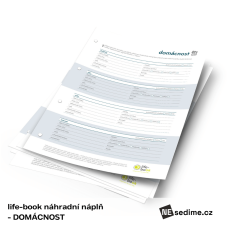 life-book náhradní náplň - DOMÁCNOST (20 listů)