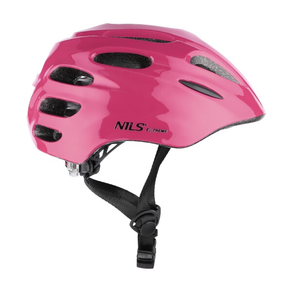 Helma s blikačkou NILS Extreme MTW01 růžová - Velikost: XXS(44-48cm)