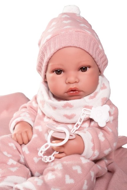 Antonio Juan 50418 ERIKA - realistická panenka miminko s celovinylovým tělem - 42 cm
