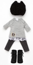 Guca P858 obleček pro panenku PENELOPE velikosti 34 cm s botičkami