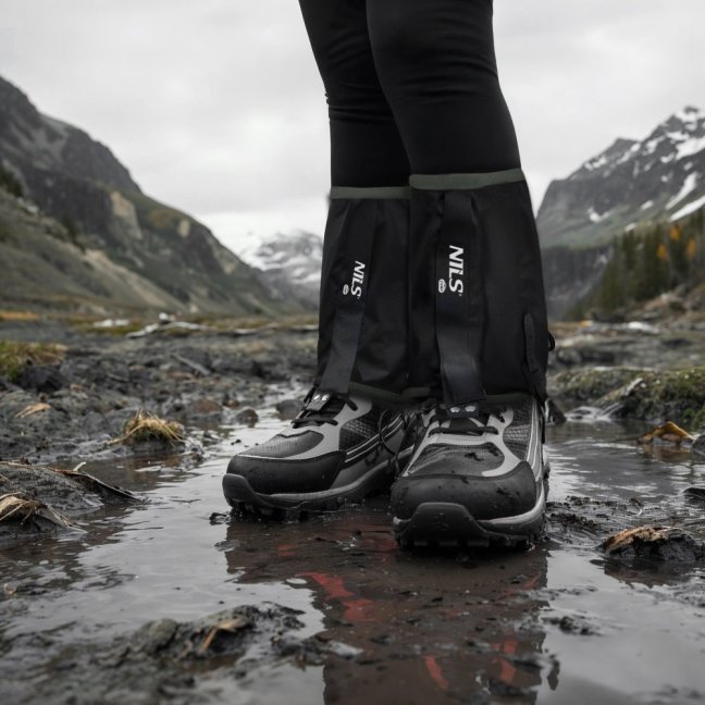 Běžecké návleky - gaitery NILS Camp NC17113 béžové