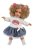 Llorens 53557 ELENA - realistická panenka s měkkým látkovým tělem - 35 cm