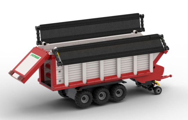 BRIXIES Plus 222.802 Pöttinger Jumbo - víceúčelový samosběrací vůz, 585 k