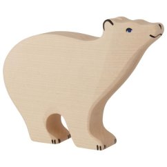 Dřevěná figurka - Lední medvěd
