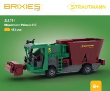 BRIXIES Plus 222.791 Strautmann Primus 617 - míchací krmný vůz, 483 k