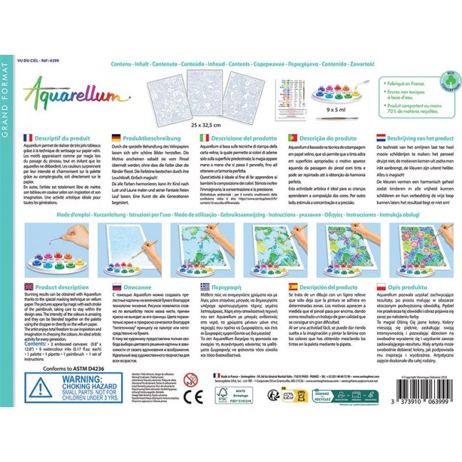 Sentosphere Akvarely - Vodní hladina