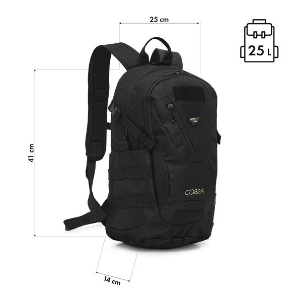 Batoh NILS Camp NC3905 Cobra 25L černý