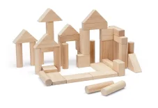 PlanToys Přírodní kostky - 40 ks