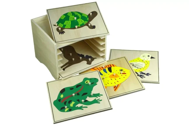 5 ks puzzle s komodou