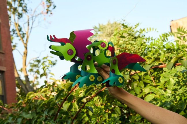 CLIXO Dino Adventure - magnetická stavebnice 36 kusů