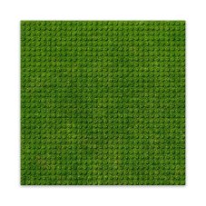 BRIXIES Plus 225.000 Designová podložka na stavění - tráva 25,5 x 25,5 cm