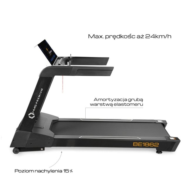 Běžecký pás elektrický HMS PREMIUM BE1862