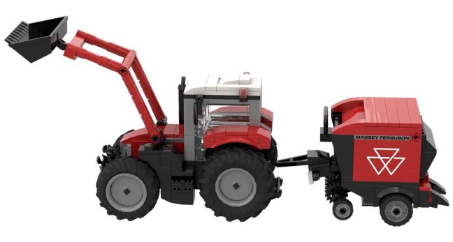 BRIXIES Plus 222.775 Massey Ferguson 5S – traktor s čelním nakladačem, 269 k