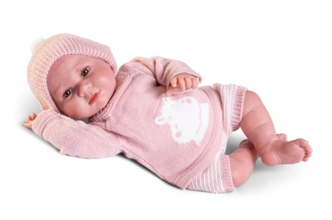 Antonio Juan 80324 SWEET REBORN LUCA - realistická panenka miminko s měkkým látkovým tělem - 42 cm