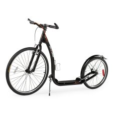 Koloběžka NILS Extreme WHS261 černá s pumpovanými koly 26/20"