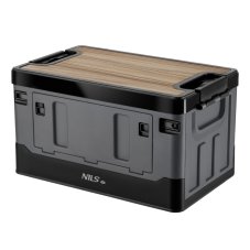 Skládací box NILS Camp NCB4601 2v1 s víkem a dřevěnou deskou 38 litrů