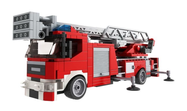 BRIXIES Plus 222.714 Hasičský vůz s otočným žebříkem, 406 k